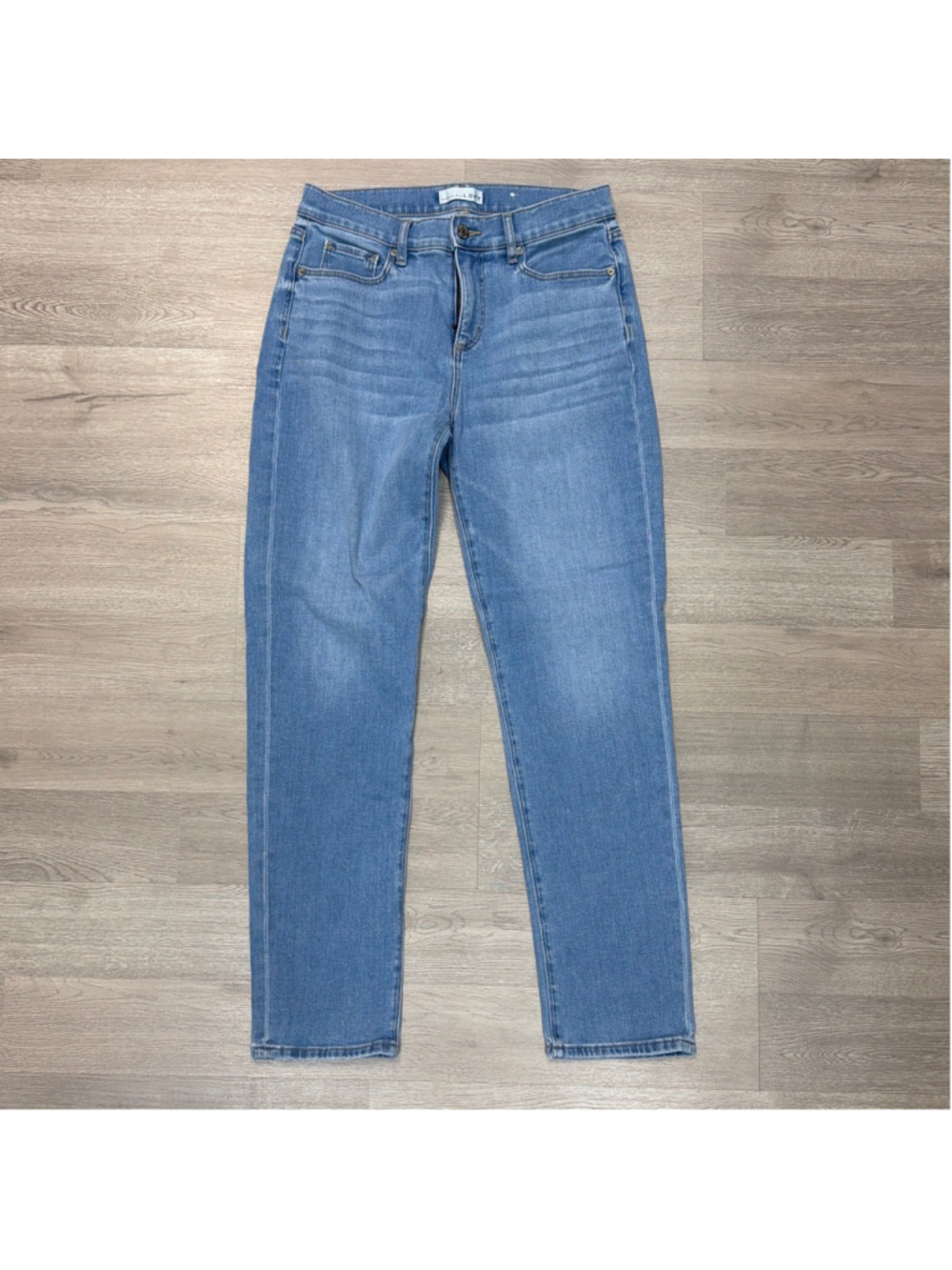 Loft Light Wash The Girlfriend Jeans Sz 2!